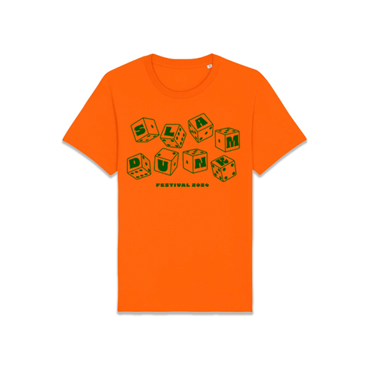 Dice Bright Orange T-shirt