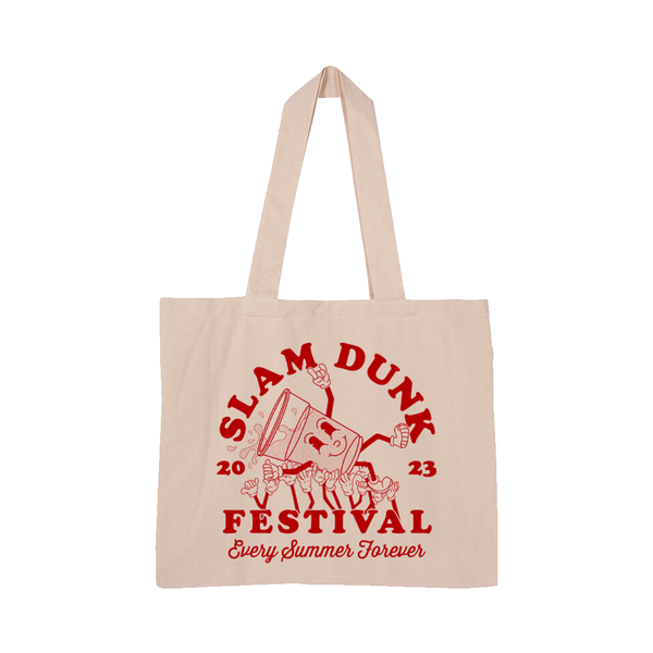 Natural 'Crowdsurfing Cuppy' Tote Bag